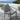 Quatropi Modern 6 Seat Round Garden Table and Chairs Dining Set Aluminium Grey