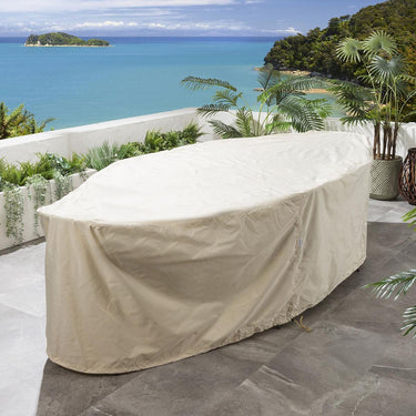 Quatropi Modern 6 Seater Garden Table | Grey Aluminium & Ceramic Top 180cm × 90cm