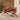Quatropi Modern 6 Seater Oval Dining Set Swivel Carver Chairs With Arms Pink