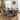 Quatropi Modern 6 Seater Oval Dining Table and Chairs Dining Set Grey Black