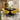 Quatropi Modern 6 Seater Round Dining Set Lazy Susan Black Oak Yellow 160cm
