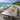 Quatropi Modern 8 Seat Garden Table and Chairs Dining Set Aluminium Cream Beige