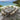 Quatropi Modern 8 Seat Glass Garden Table and Chairs Dining Set Aluminium Beige