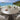 Quatropi Modern 8 Seat Round Garden Table and Chairs Dining Set Aluminium Beige