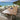 Quatropi Modern 8 Seater Outdoor Garden Dining Set Cream Oak Wood Effect Aluminium