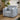 Quatropi Modern Accent Armchair Blue Chenille Fabric 96x89cm