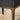 Quatropi Modern Bedside Lamp Side Table with Drawer Black Oak Brass 55x45cm