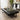 Quatropi Modern Black Coffee Table Large Living Room Oak Wood Metal Legs 165x75cm