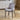 Quatropi Modern Carver Kitchen Dining Room Chair with Arms Light Grey Fabric