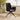 Quatropi Modern Carver Swivel Dining Room Chair with Arms Black Velvet
