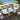 Quatropi Modern Ceramic Garden Table And Chairs 6 Seat Dining Set Beige 180cm