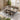 Quatropi Modern Corner Bench Dining Set 8 Seater Ceramic Extending Mink Velvet
