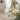 Quatropi Modern Dining Table and Chairs Set Cream Velvet Glass 8 Seat Dining Set