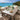 Quatropi Modern Extendable Garden Dining Set 6 Seater Outdoor Table and Chairs Beige Aluminium