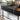 Quatropi Modern Hallway Entrance Console Table Shagreen Black Oak Metal 140cm