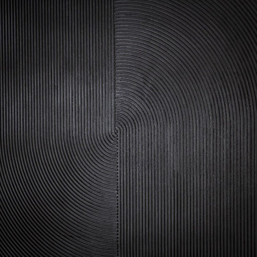 Quatropi Modern Hand-Carved Framed Wall Artwork Black 80x120cm