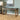 Quatropi Modern Home Office Shagreen Desk with Storage Drawers Black Brass 168cm