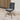 Quatropi Modern Industrial Grey Velvet Fabric Kitchen Dining Room Chair Metal Legs