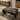Quatropi Modern Industrial Solid Wood Living Room Coffee Table Black 140x90cm