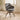 Quatropi Modern Industrial Swivel Grey Velvet Kitchen Dining Room Chair Oak Legs