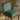 Quatropi Modern Kitchen Breakfast Bar Stool Chair with Back Green Velvet