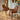 Quatropi Modern Kitchen Carver Dining Chair with Arms Brown Fabric