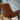 Quatropi Modern Kitchen Carver Dining Chair with Arms Brown Fabric