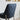 Quatropi Modern Kitchen Counter Bar Stool with Back Metal Legs Blue