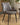 Quatropi Modern Kitchen Dining Room Chair Contemporary Dark Grey Fabric