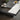 Quatropi Modern Large Glass Square Black Coffee Table White Ceramic 120cm