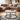 Quatropi Modern Large Round Nest of Coffee Tables Grey Ceramic Marble 100cm & 80cm