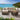 Quatropi Modern Left-Hand Garden Chaise Sofa Outdoor Aluminium Brown Rope 260cm