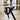 Quatropi Modern Marble Effect 6 Seater Ceramic Dining Table Black White 180cm