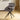 Quatropi Modern Rotating Swivel Dining Room Chair Grey Brown Leather-Look Fabric