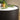 Quatropi Modern Round Black Bedside Lamp Side Table White Ceramic Marble 48cm