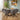 Quatropi Modern Round Ceramic Marble Dining Table and Chairs 6 Seater Set Grey & Silver