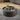 Quatropi Modern Round Coffee Table Premium Grey Oak Wood Metal Drum 90cm