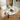 Quatropi Modern Round Extendable Dining Table Matte White & Black Ceramic 115-190cm