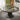 Quatropi Modern Round Glass Dining Room Table For 6 Pedestal Base Grey Oak 150cm