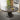 Quatropi Modern Round Glass Dining Room Table For 6 Pedestal Base Grey Oak 150cm