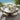Quatropi Modern Round Outdoor Table and Chairs 6 Seater Beige Garden Dining Set