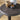 Quatropi Modern Round Side Table Nightstand Bedside Sofa Table Grey Oak 50cm