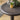 Quatropi Modern Round Side Table Nightstand Bedside Sofa Table Grey Oak 50cm