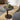Quatropi Modern Round Side Table Nightstand Bedside Sofa Table Grey Oak 50cm