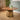 Quatropi Modern Round Wooden Kitchen Dining Room Table for 6 Seater Walnut & Gold 150cm
