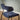 Quatropi Modern Scandi Kitchen Dining Room Chair Blue Fabric