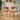Quatropi Modern Scandi Kitchen Dining Room Chair Burnt Orange Fabric