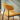 Quatropi Modern Scandi Kitchen Dining Room Chair Yellow Gold Fabric