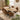 Quatropi Modern Solid Natural Wood 6 Seater Dining Set Oval Tan Leather 200cm