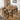 Quatropi Modern Solid Wood 4 Seater Counter Bar Table and Stools Set Parquet